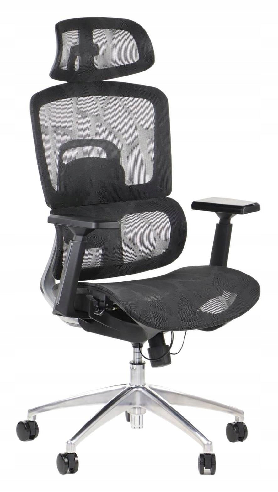 LUMARO X 2 Office Chair with Footrest Black Swivel Ergonomic Mesh Medical device no