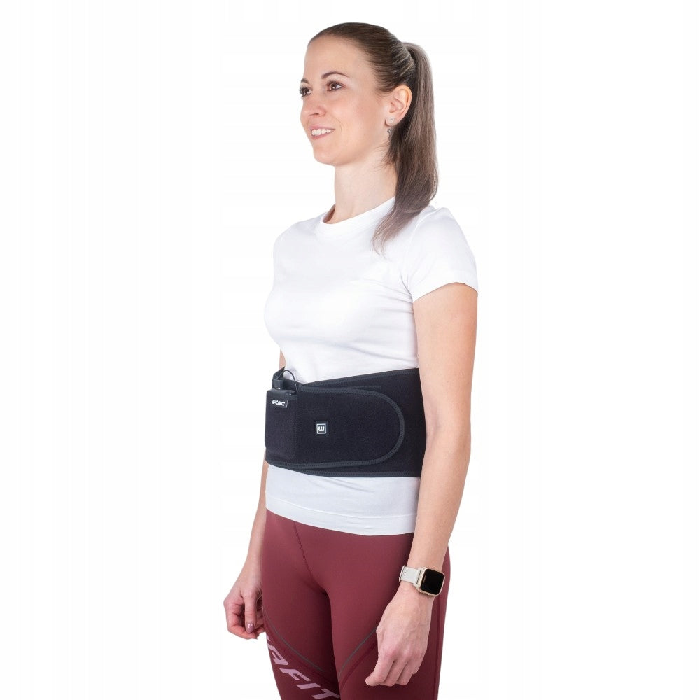 LUMBAR BACK HEATING BELT W-TEC HEATBELT S-XL HEATED FOR USB PAIN Medical device type accessories for a medical device or a product without an intended medical purpose