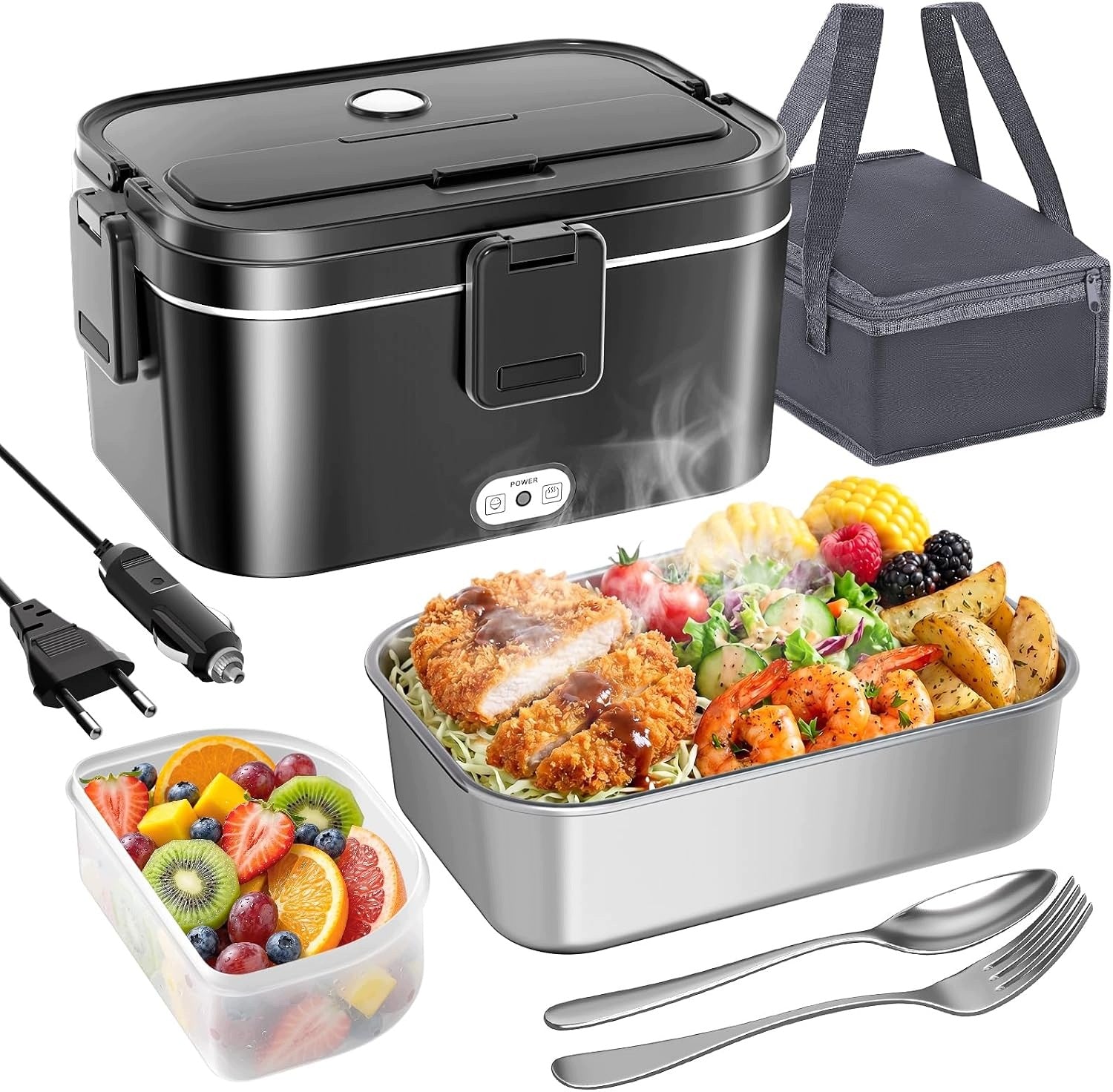 LUNCH BOX ELECTRIC 120W 1.8L HEATER 12V/24V/240V