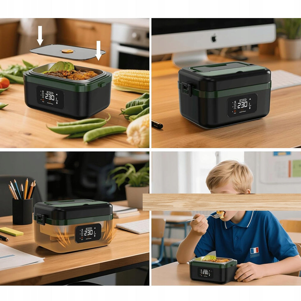LUNCH BOX ELECTRIC WITH HEATING FUNCTION CONTAINER 1000ML FOR OFFICE TRAVEL Manufacturer code BELLA-T-0385