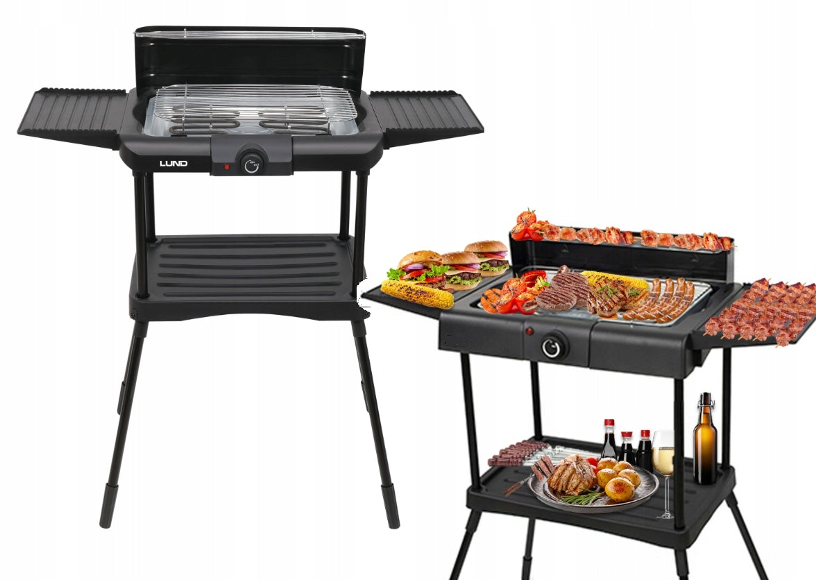 LUND 67423 FREESTANDING ELECTRIC GRILL 1800-2000W TEMPERATURE CONTROL