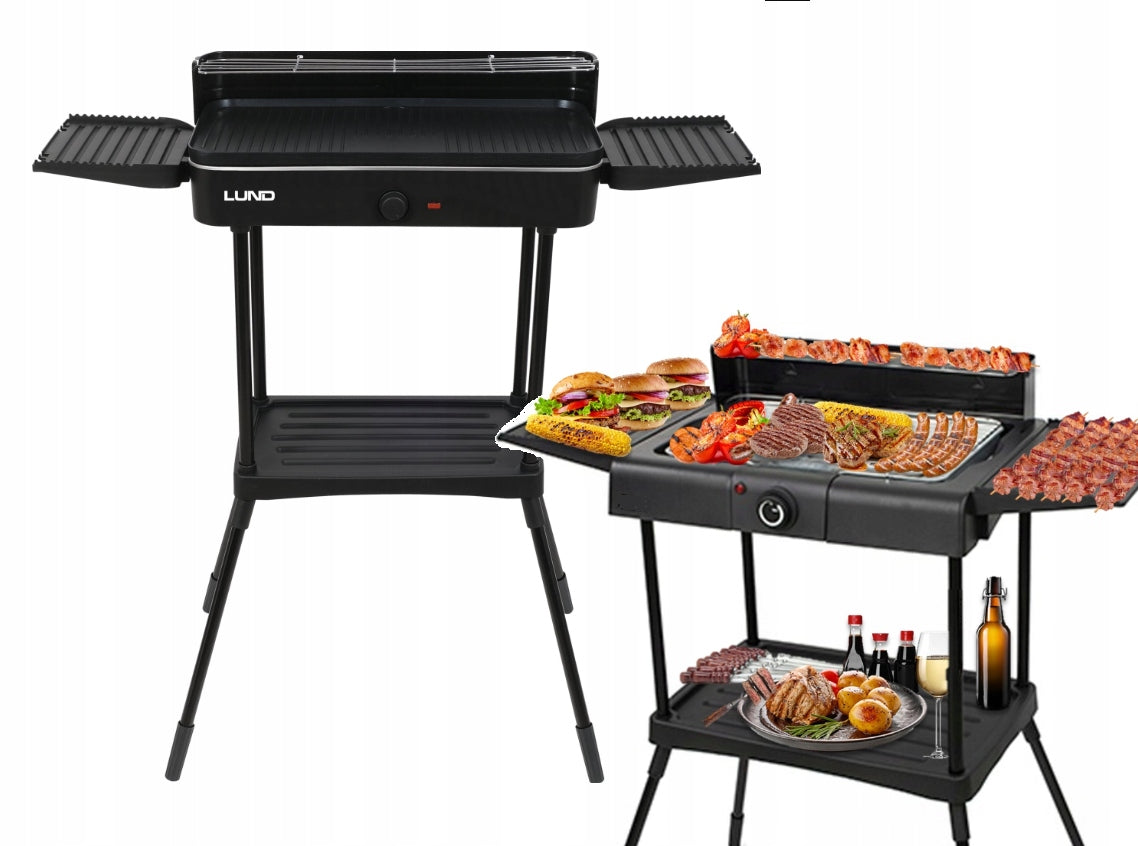 LUND 67424 FREESTANDING ELECTRIC GRILL 2200W TEMPERATURE CONTROL
