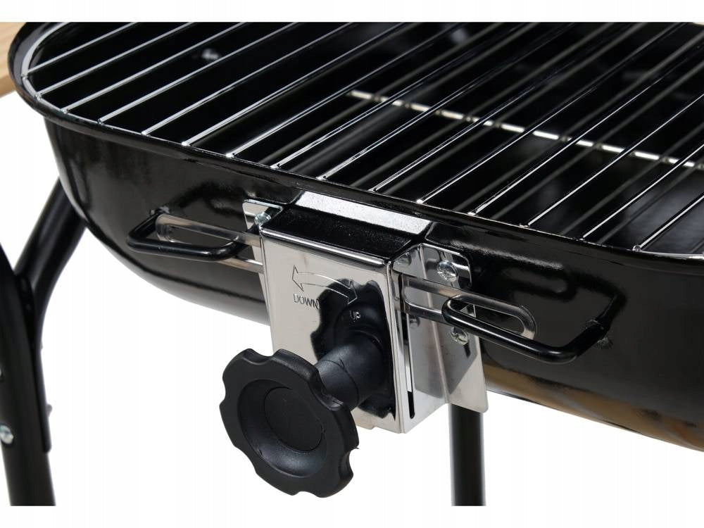 LUND CHARCOAL GRILL WITH LID ADJUSTABLE 45X40CM 99905 Type portable