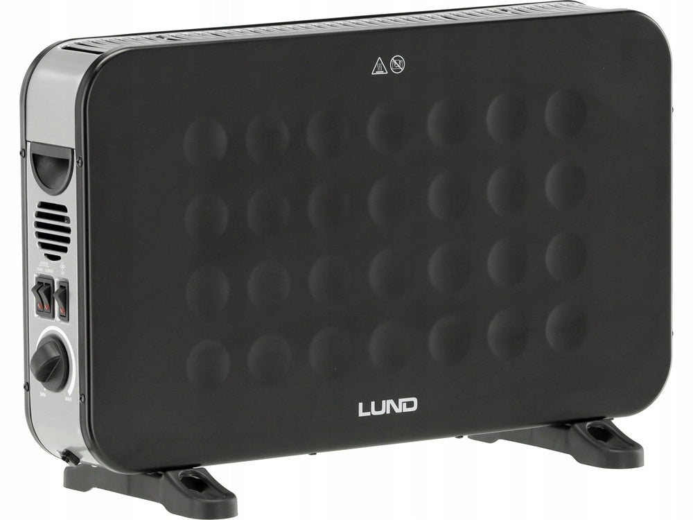 LUND CONVECTOR HEATER 2000W BLACK Brand Lund