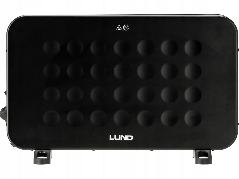 LUND CONVECTOR HEATER 2000W BLACK Heating power 2000 W
