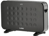 LUND CONVECTOR HEATER 2000W BLACK