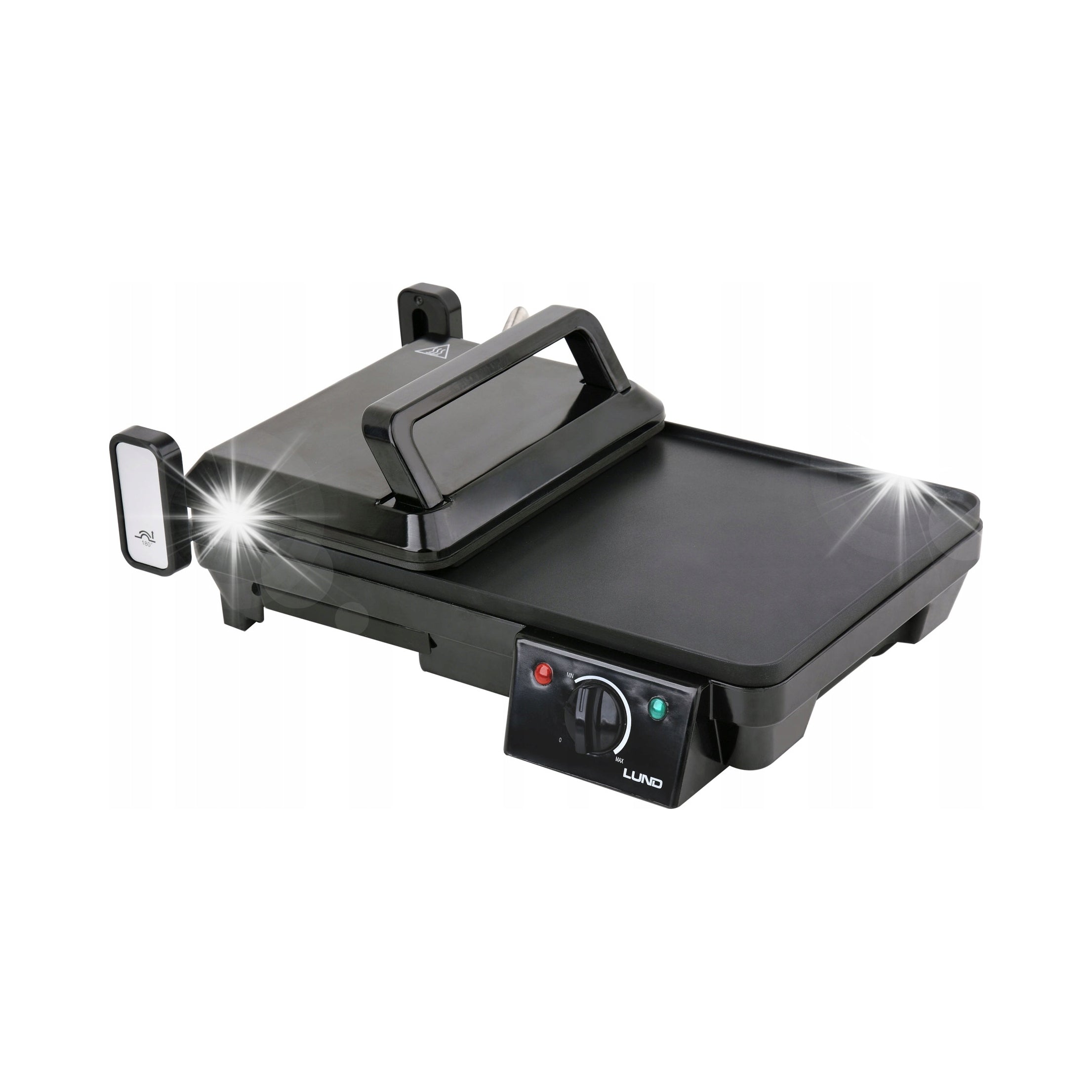 LUND ELECTRIC GRILL 2000W FOLDING TABLE 2IN1 ADJUSTABLE 67455