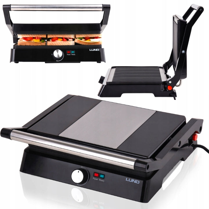 LUND ELECTRIC GRILL 2200W, 29X23CM Grill type contact
