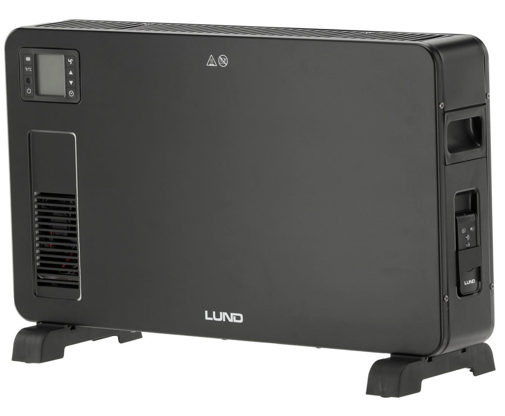 LUND ELECTRIC HEATER CONVECTOR FAN 2300W PANEL LCD 68652
