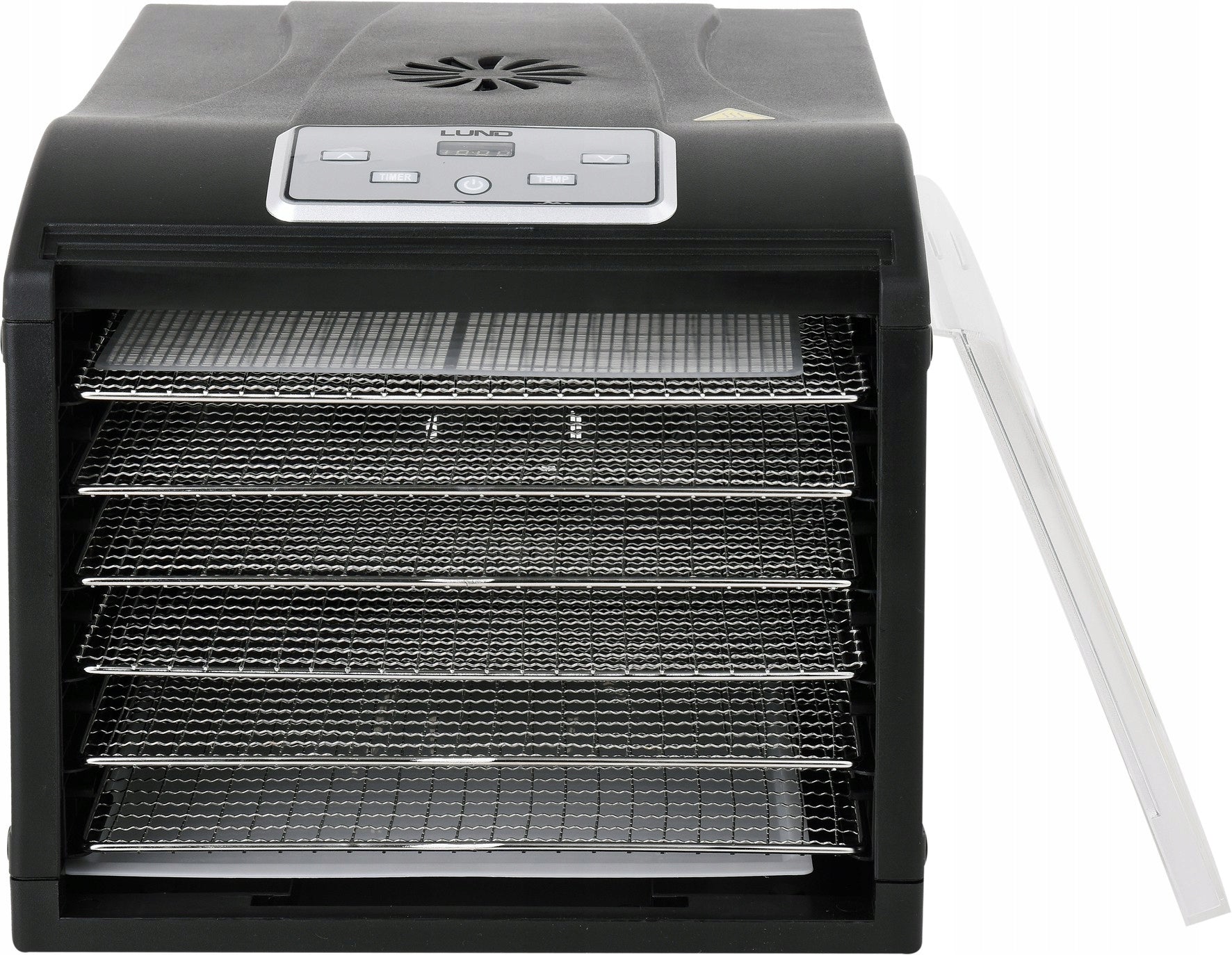 LUND FOOD DRYER 6 SIEVES 420-500W FOR FRUIT MUSHROOMS 68272 Dominant color black