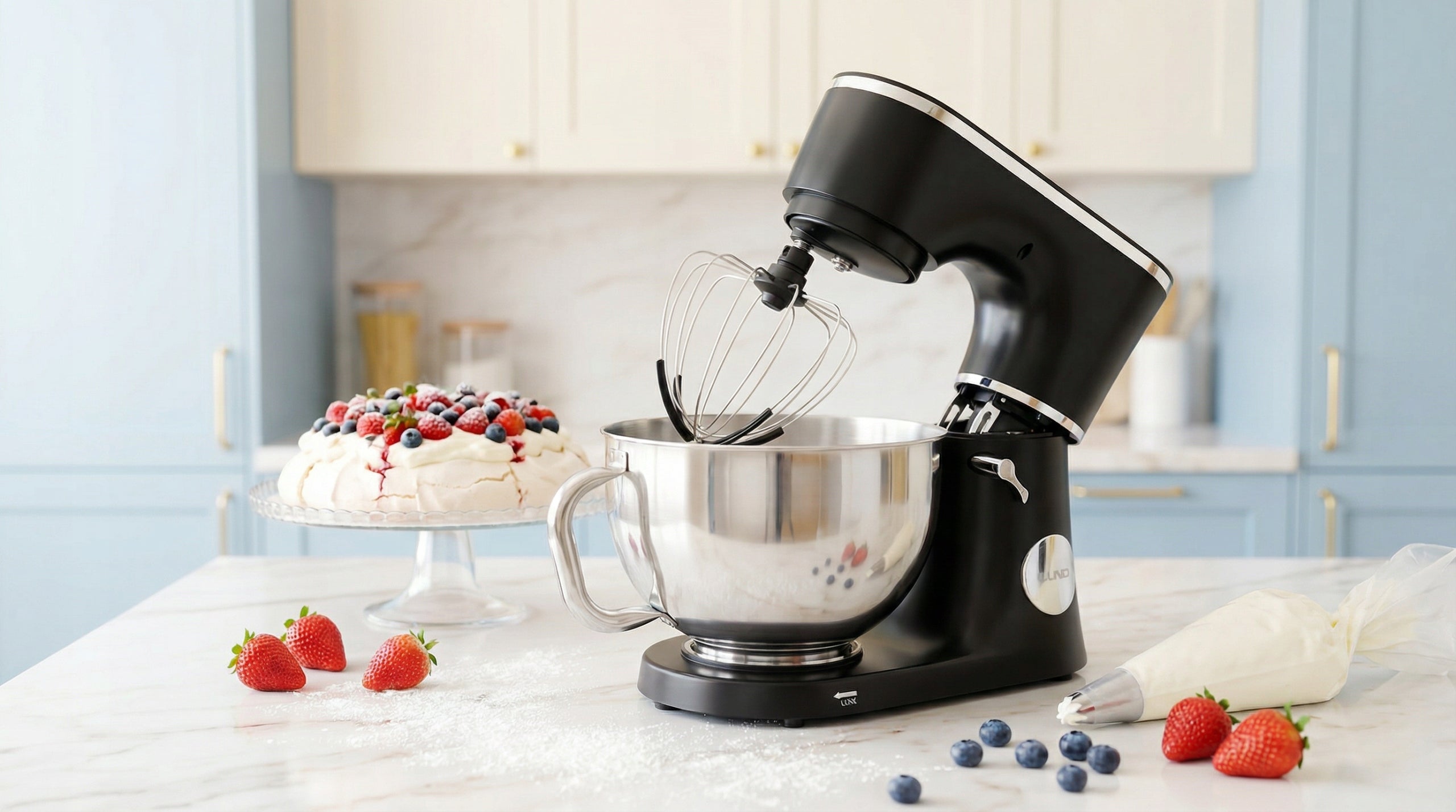 LUND FOOD PROCESSOR MIXER 2000W TIMER 6L LED HOOK STIRRER WHISK BOWL Manufacturer code 67815