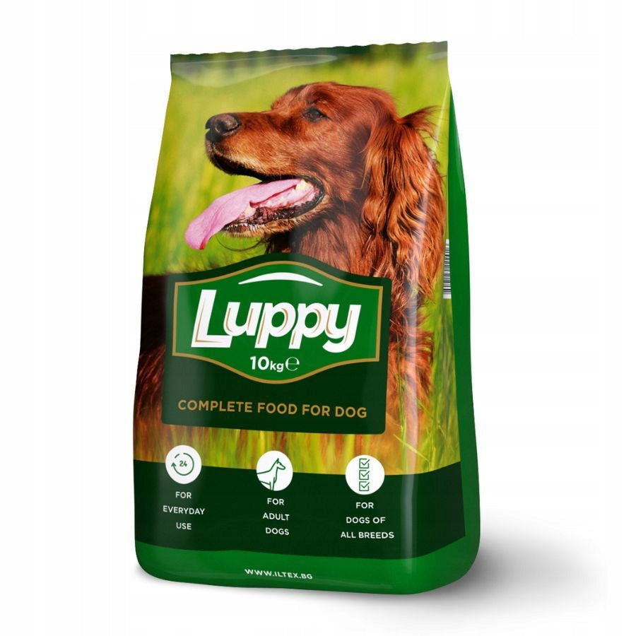 LUPPY Complete Dry Food for Active Dogs Vitamins 10 kg Brand Elite Dog