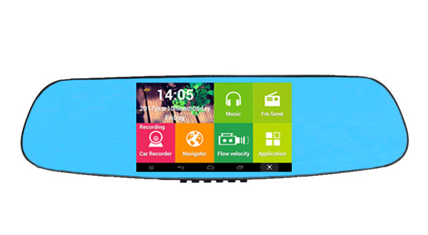 LUSTERKO ANTYRADAR GPS 5 MAPA ANDROID DVR KAMERA