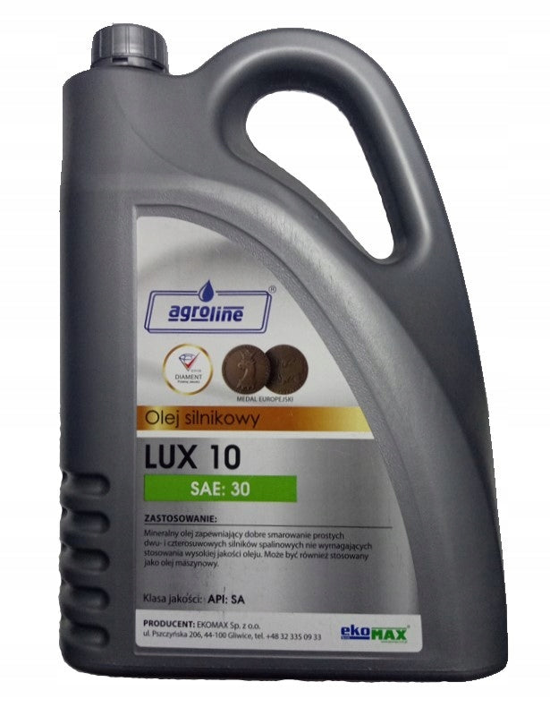 LUX 10 ENGINE OIL 5L AGROLINE