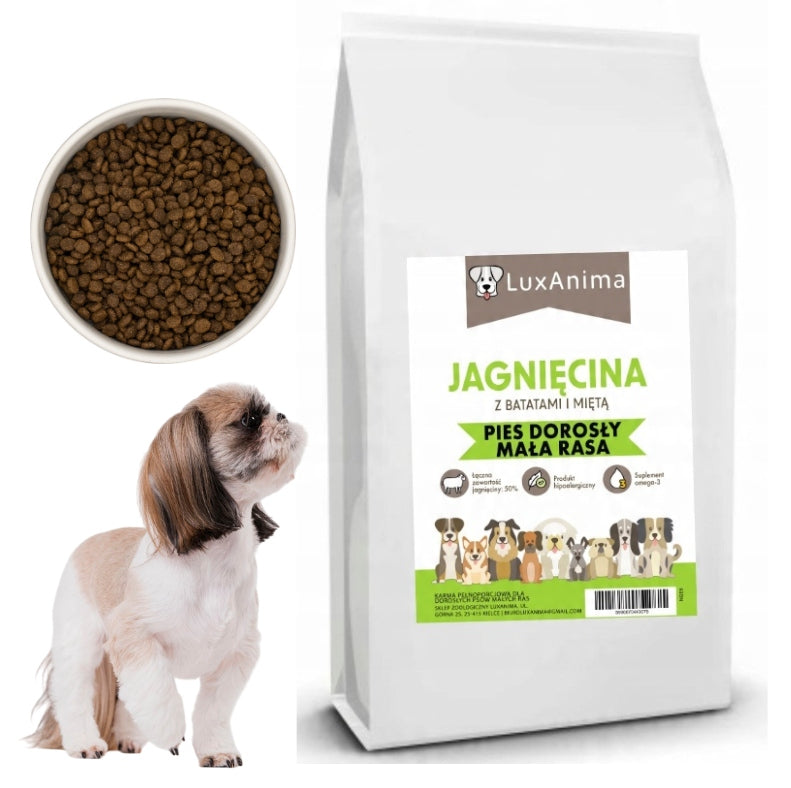 LUXANIMA LAMB WITH MINT S MONOPROTEIN SMALL BREED FOOD 6 KG