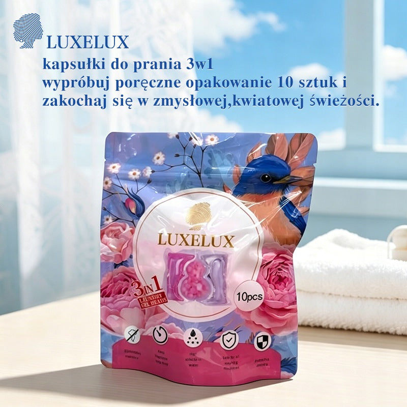 LUXELUX UNIVERSAL PERFUMED WASHING CAPSULES 3in1 10PCS Manufacturer code LUX075
