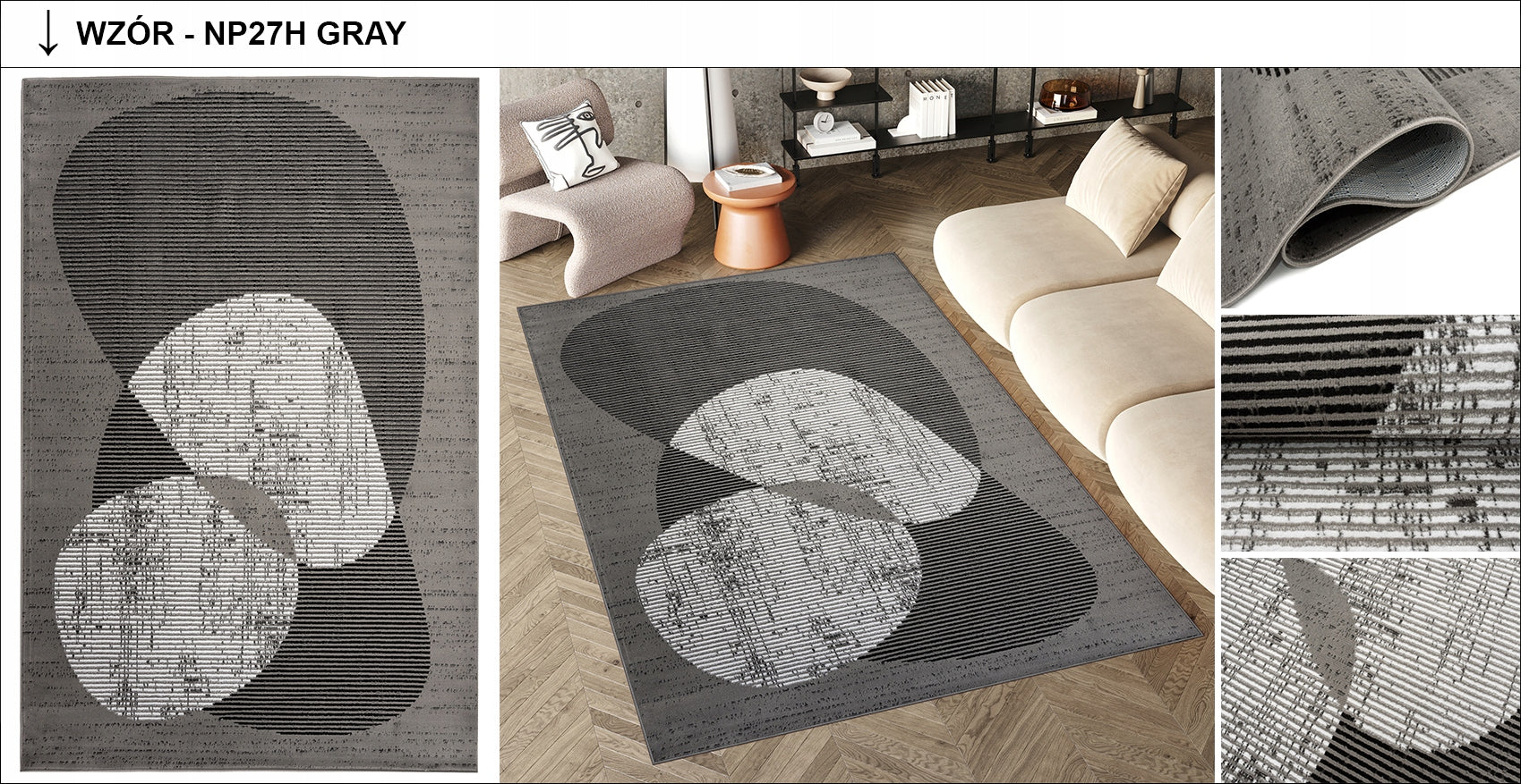LUXURY Carpet 160x220 BCF Soft Modern Elegant Fashionable Various Patterns Brand Dywany Chemex