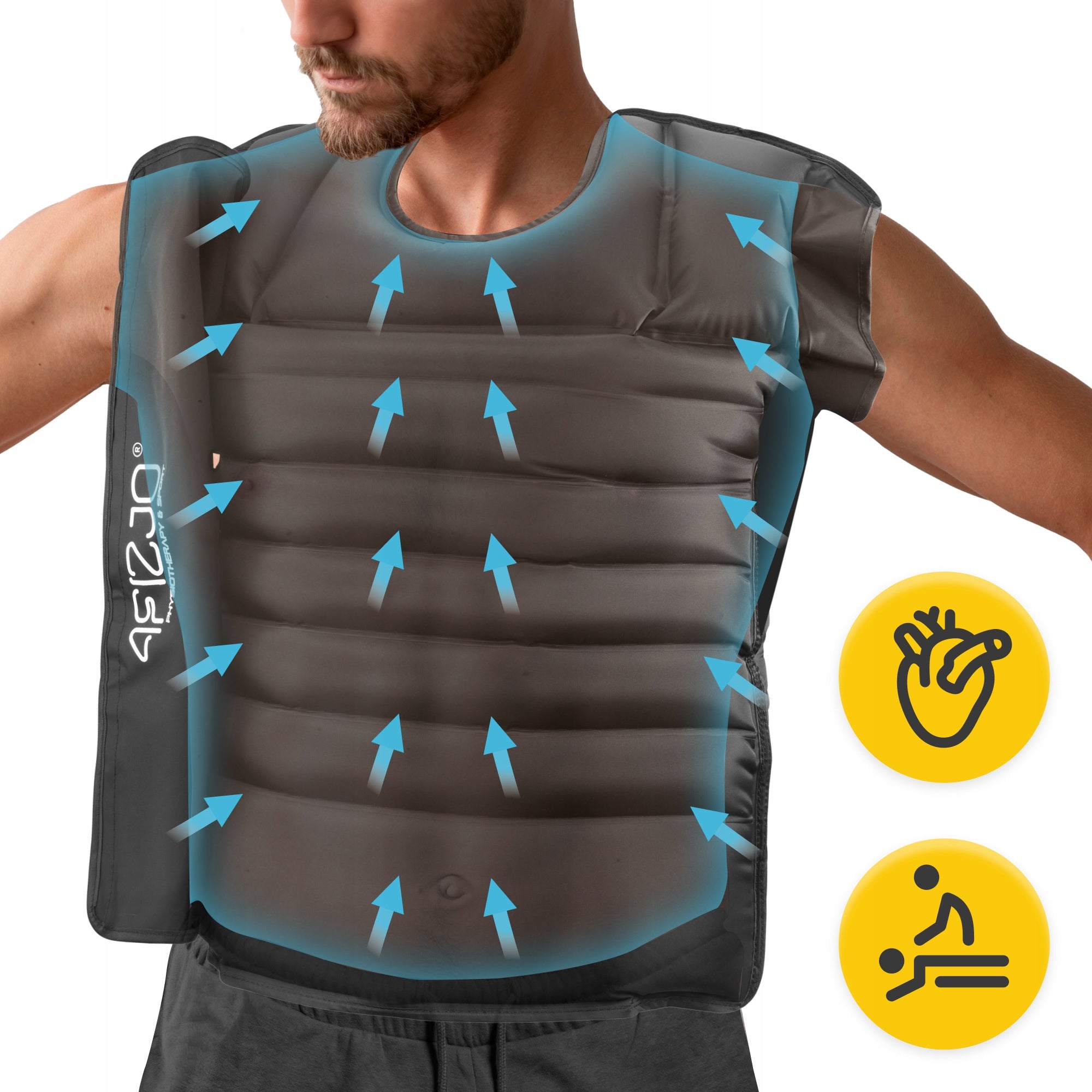 LYMPHATIC DRAINAGE VEST compression vest C8 4FIZJO Medical device no