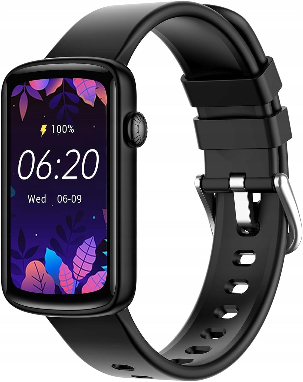 LYNN2 Smartwatch 1,47" Heart Rate Tracker Saturation Sleep Android iOS IP68 BLACK