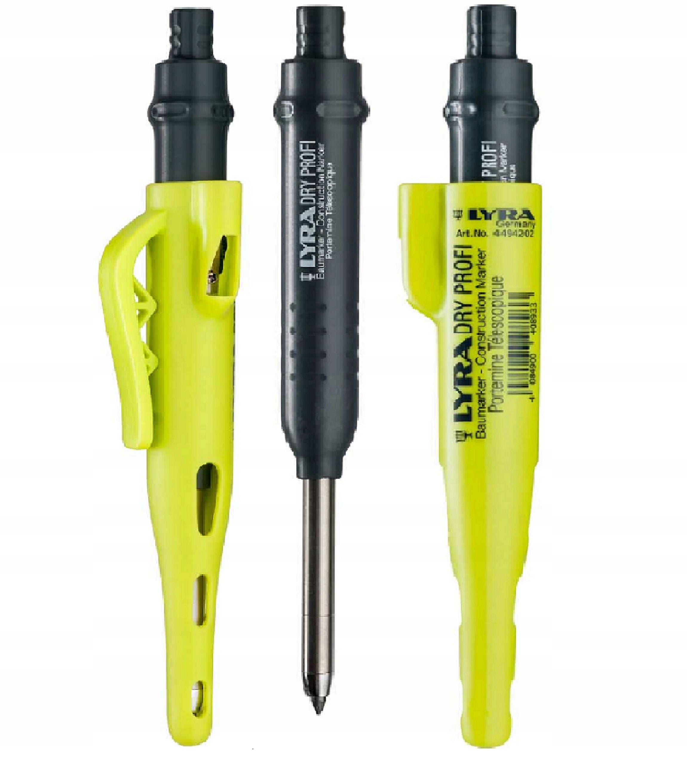 LYRA CARPENTER PENCIL MARKER BLACK GRAPHITE INSERTS 2 B SET Product weight with unit packaging 0.025 kg