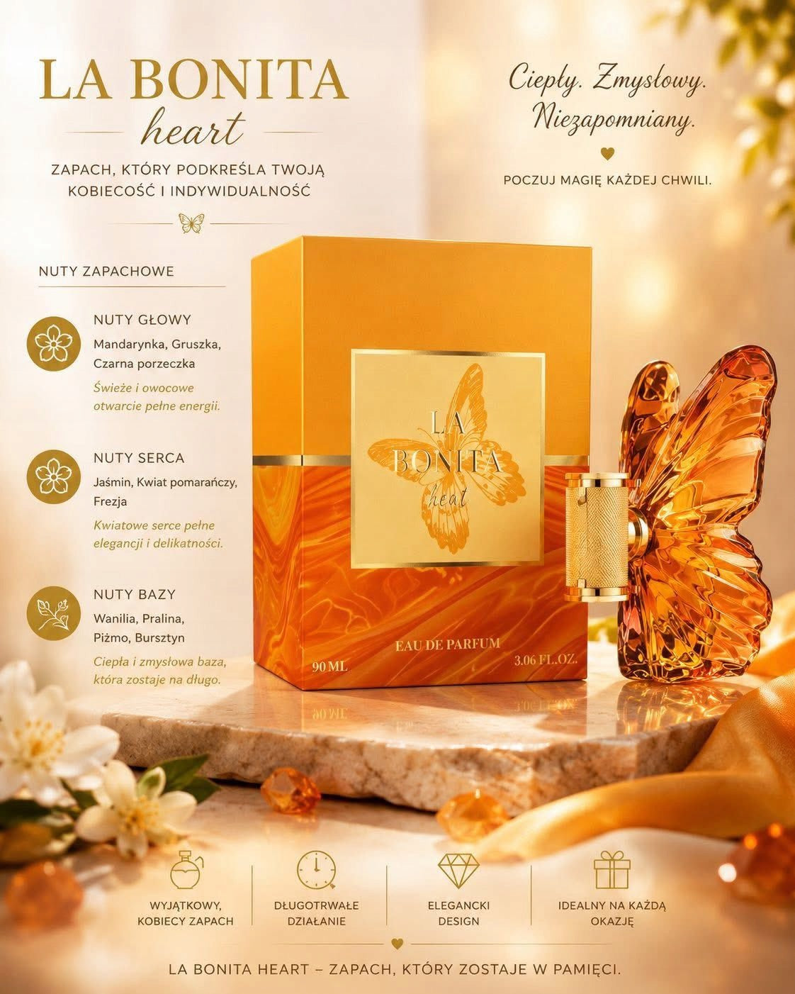 La Bonita heat Eau de Parfum 90 ml Brand LoveLife