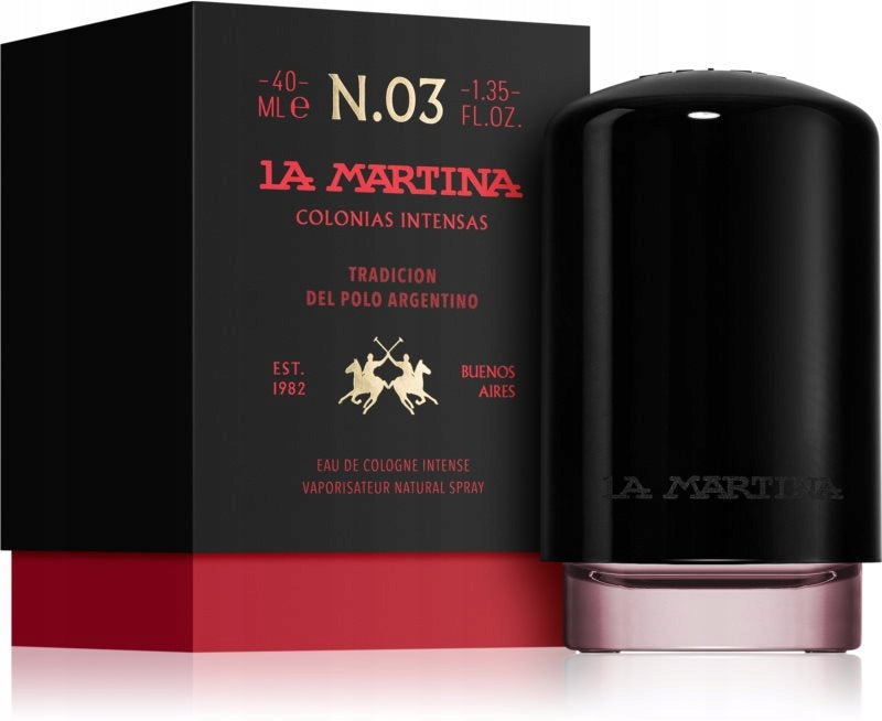La Martina , Nude Amber Intense, Eau De Cologne, Unisex, Bottle, 40 ml Brand La Martina
