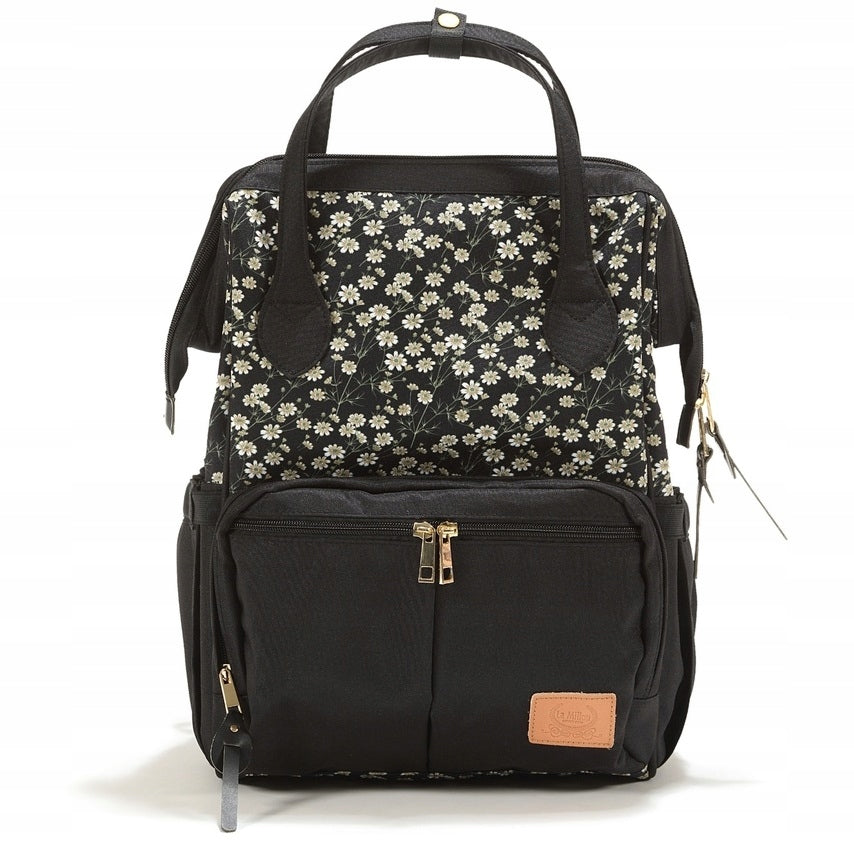 La Millou Dolce Vita backpack for mom stroller bag / Pretty Black
