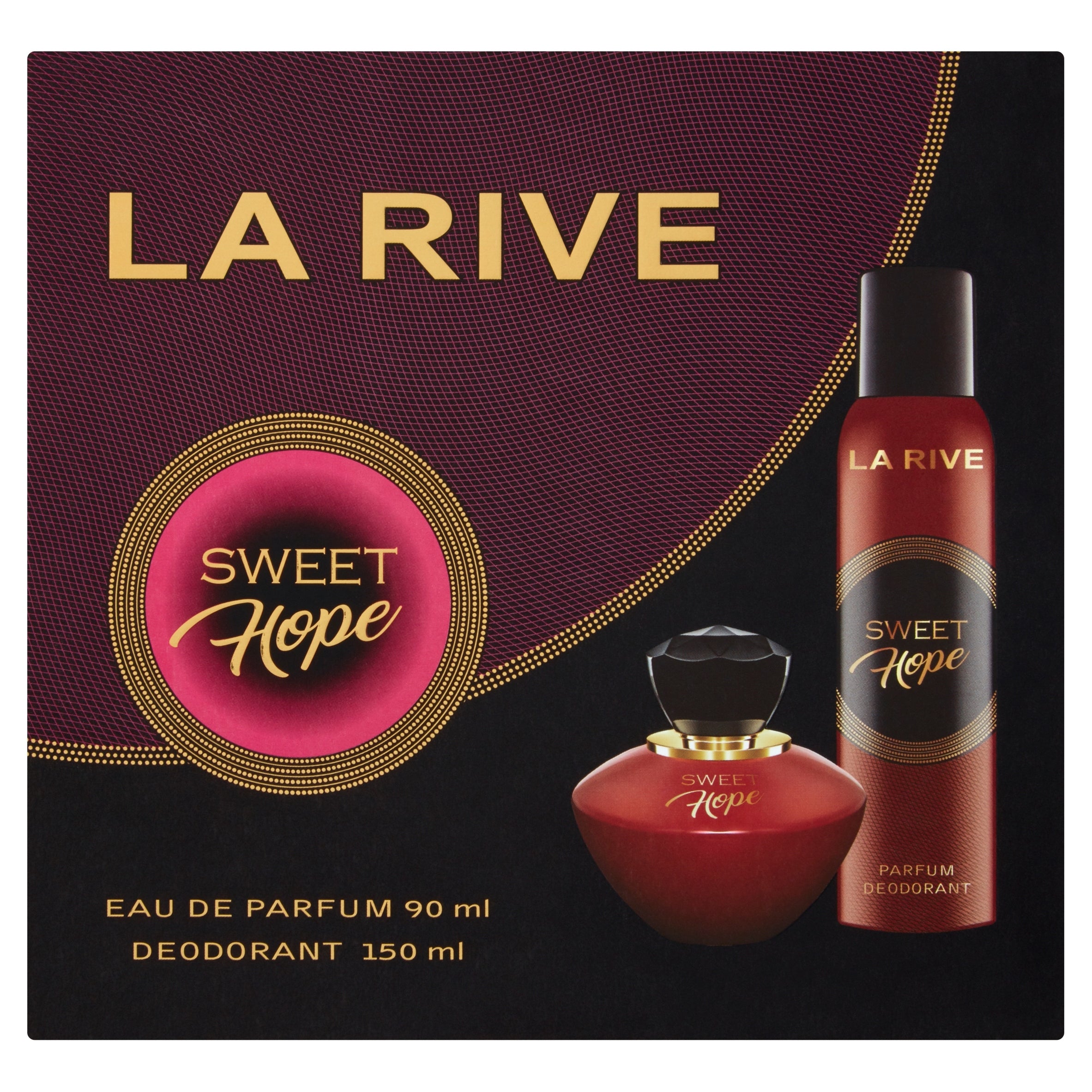 La Rive Sweet Hope gift set for women 90 ml water EDP 150 ml deo