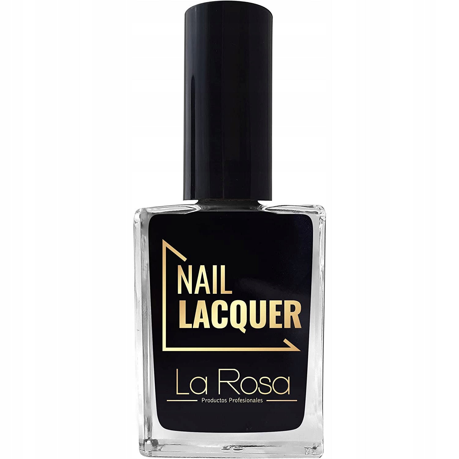 Nagellack La Rosa Schwarz, 15 ml 