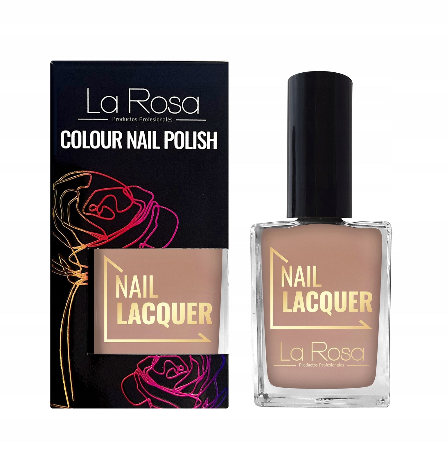 Nagellack La Rosa Hellbeige, 15 ml 