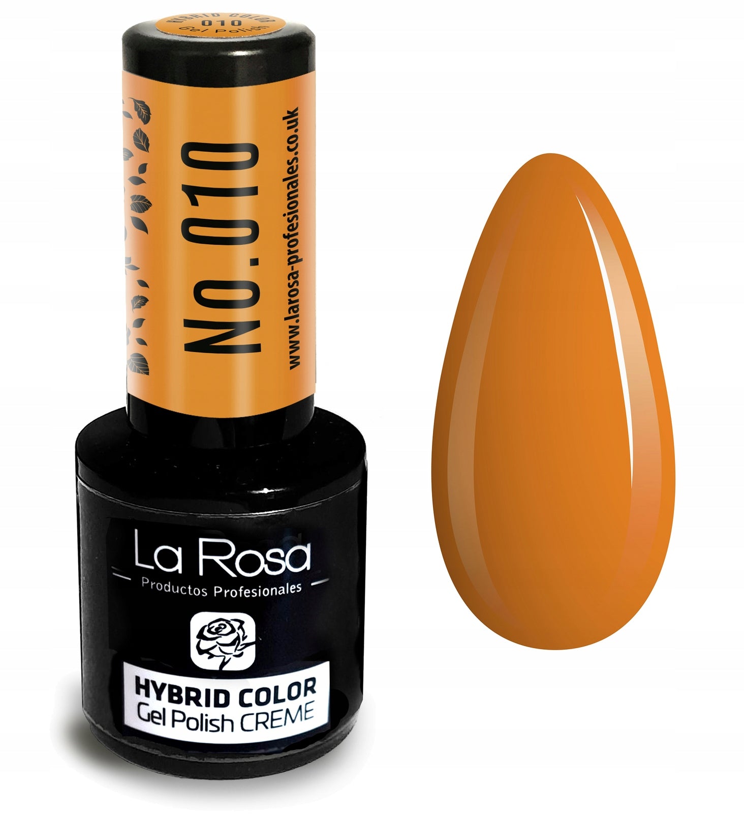 Hybrid-Nagellack La Rosa 010 Ginger, 9 ml 