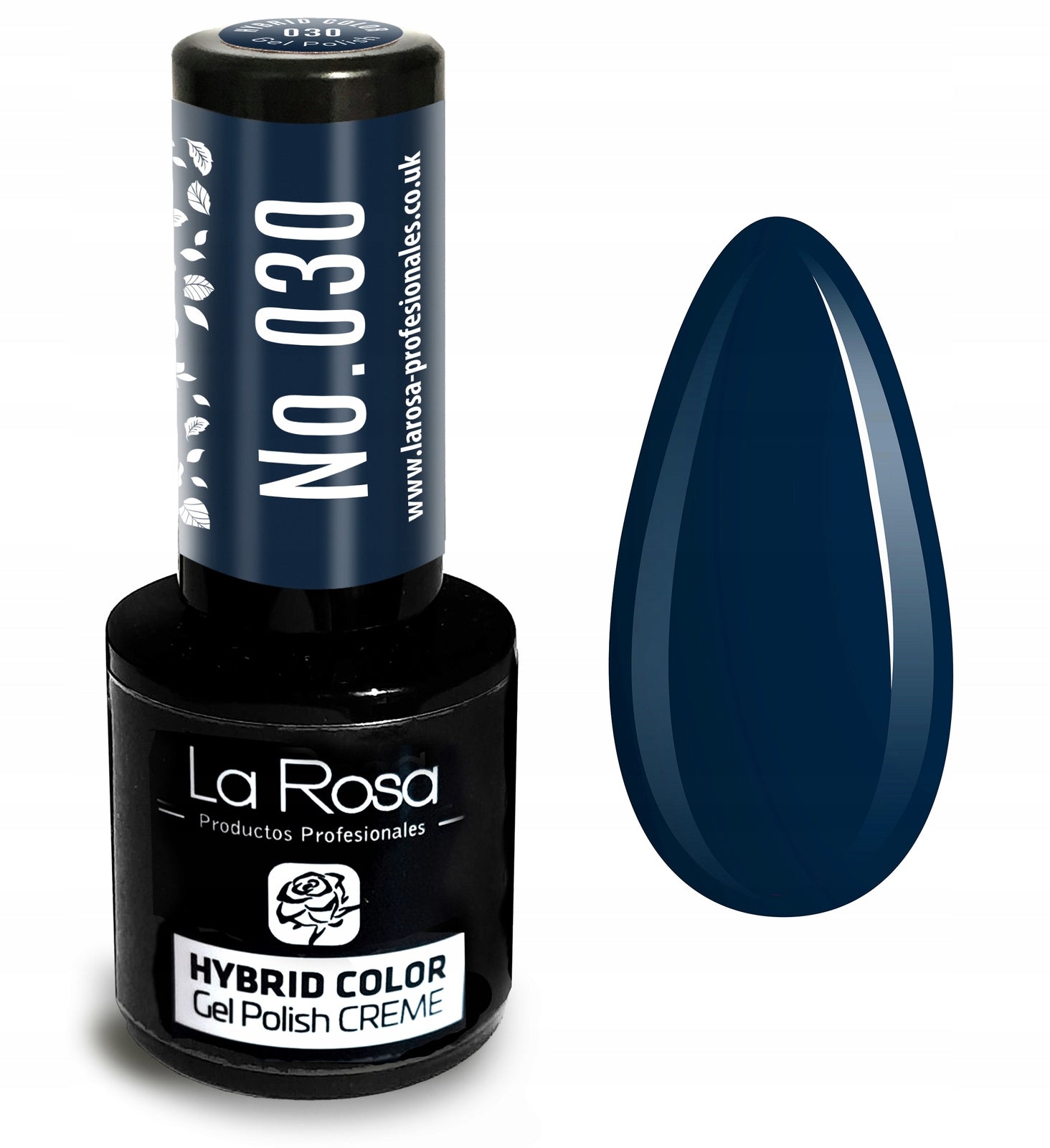Hybrid-Nagellack La Rosa 030 Preußischblau, 9 ml 