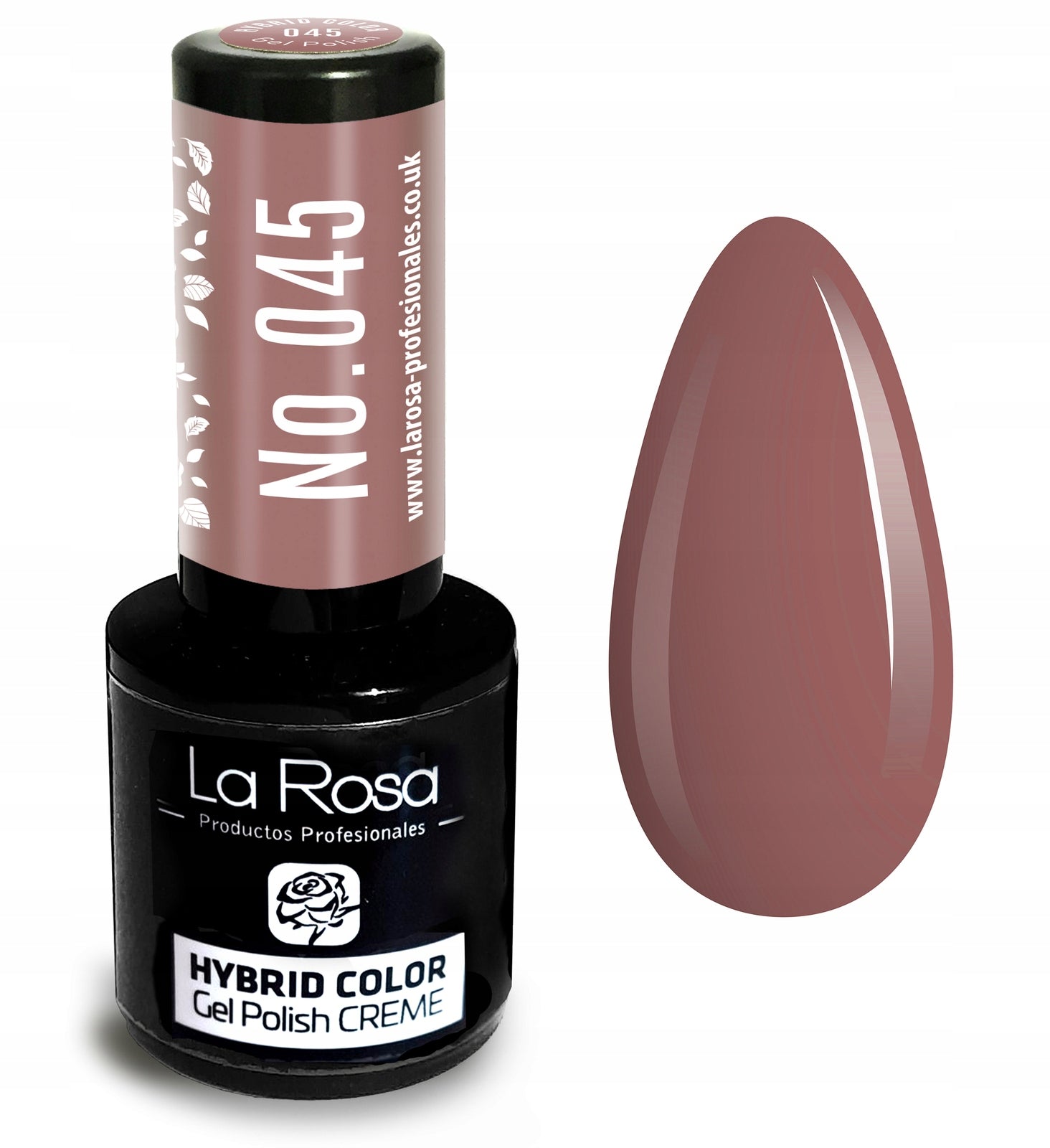 Hybrid-Nagellack La Rosa 045 Indian Rose, 9 ml 