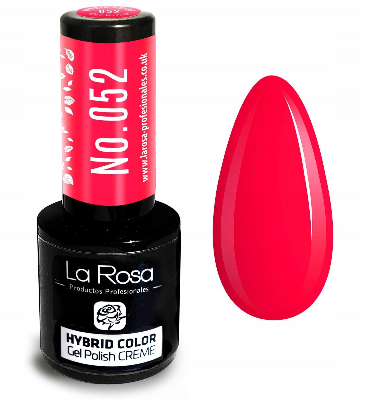 Hybrid-Nagellack La Rosa 052 Fuschia, 9 ml 