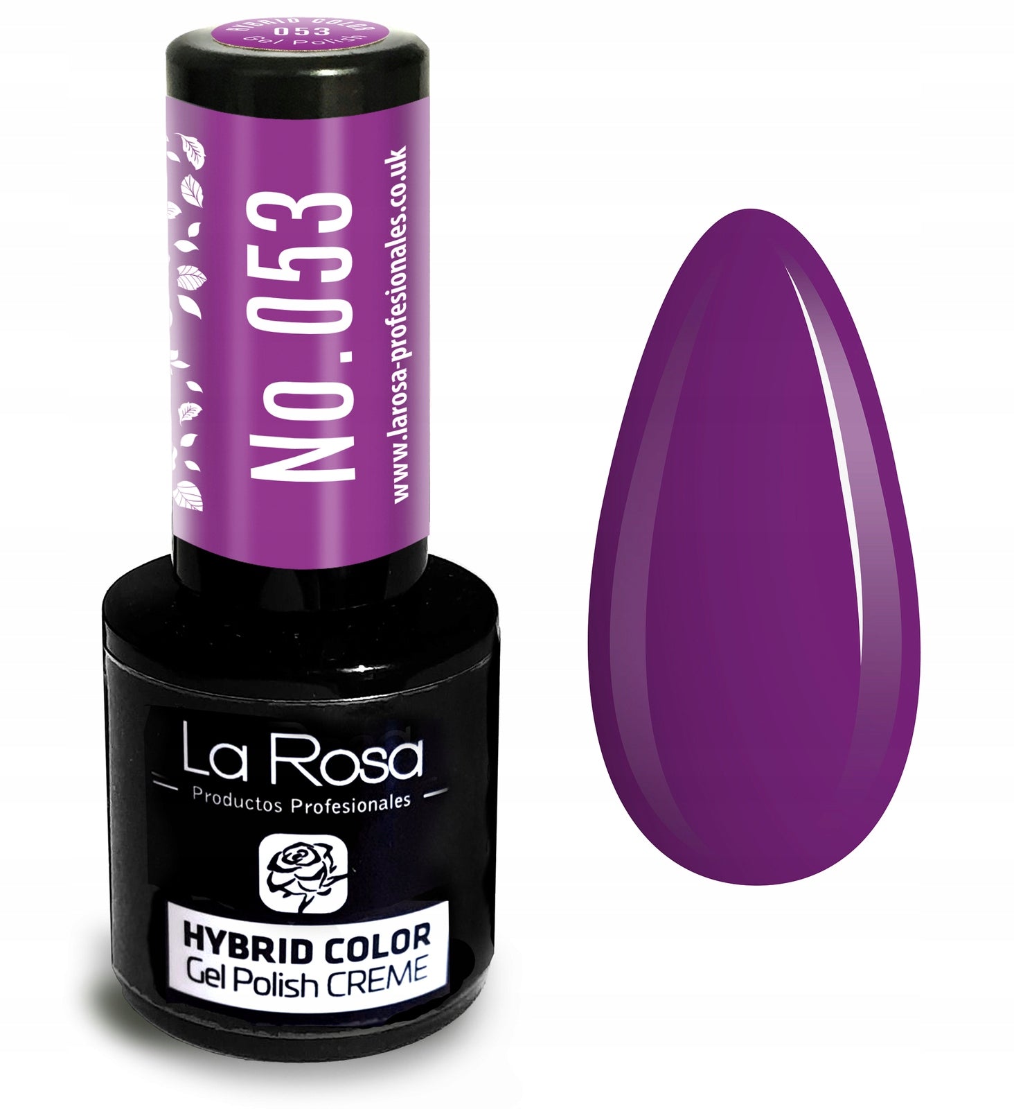 Hybrid-Nagellack La Rosa 053 Flieder, 9 ml 