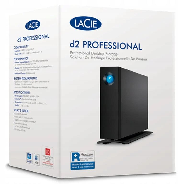 LaCie d2 Professional external hard drive 20 TB 7200 RPM USB Type-C... Manufacturer LaCie