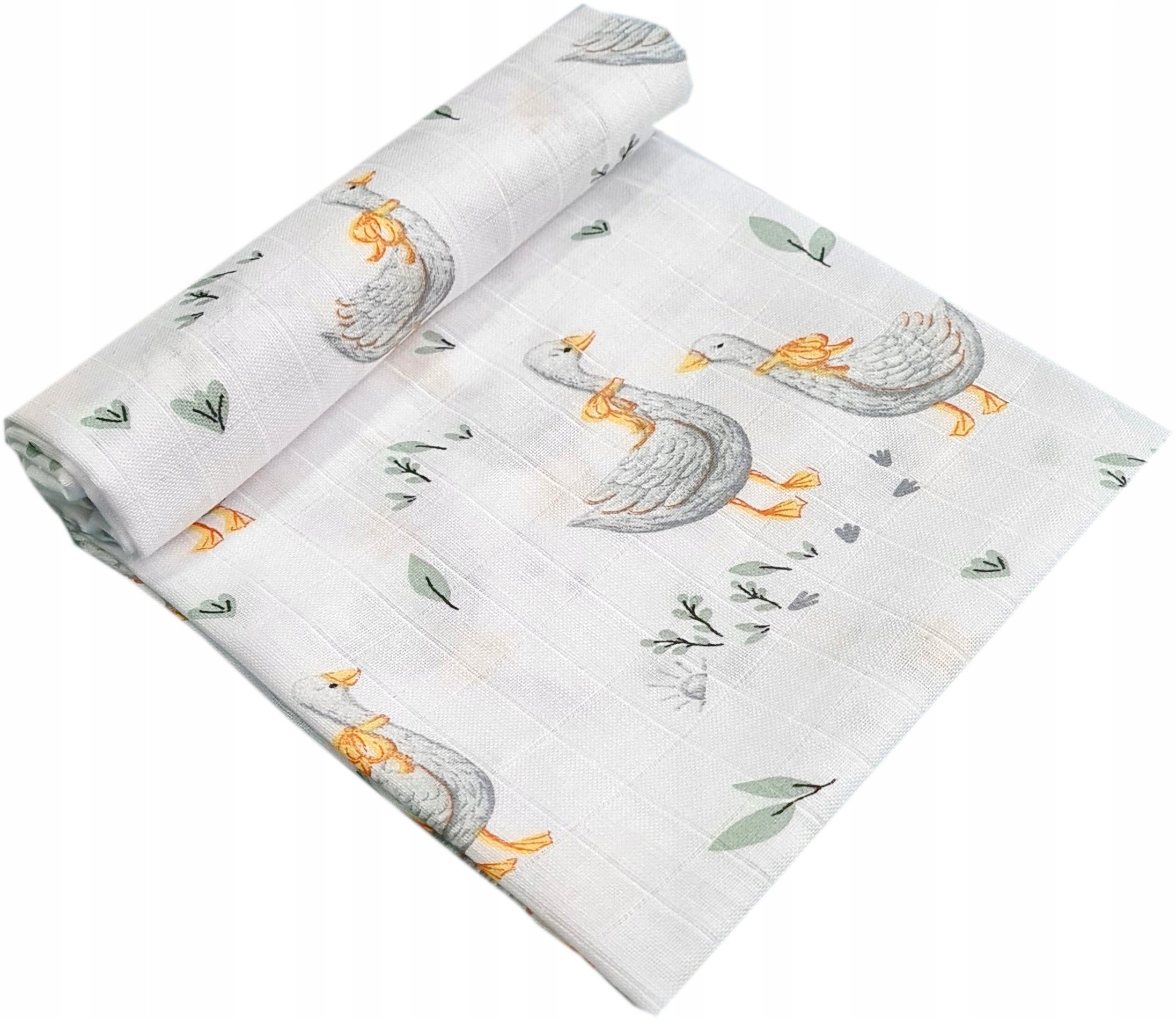 LaMinia Diaper, muslin diaper with patterns 30x30cm downpour *GOOSE