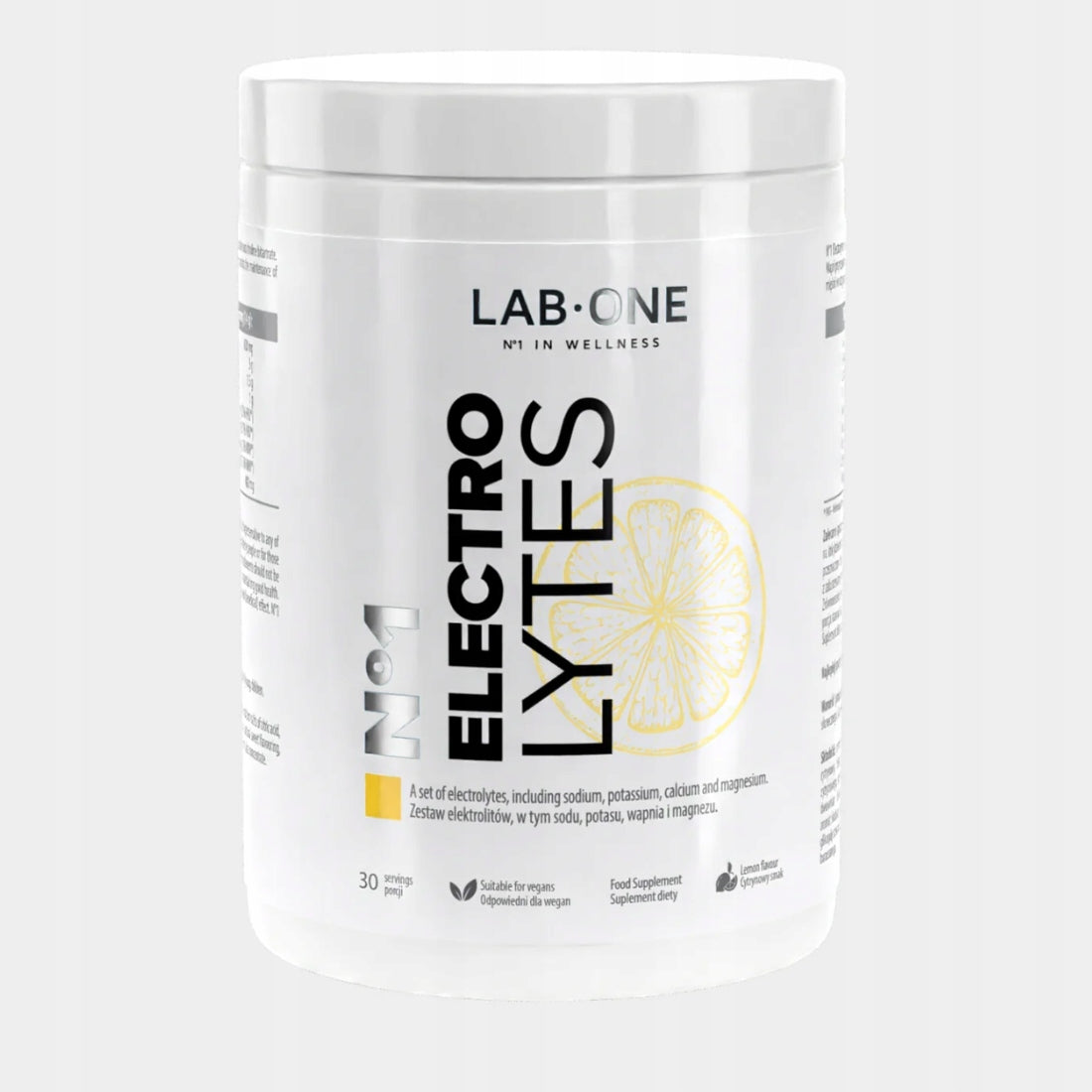 Lab One Lemon electrolytes 420g hydration training sport magnesium potassium