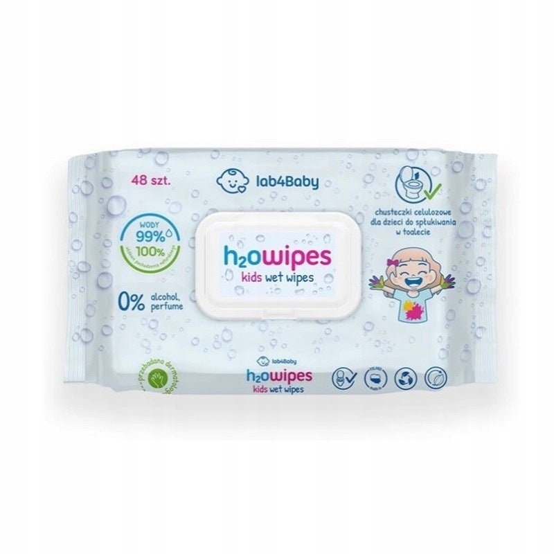 Lab4Baby H2O Kids Wipes Wet Wipes (48-Pack)