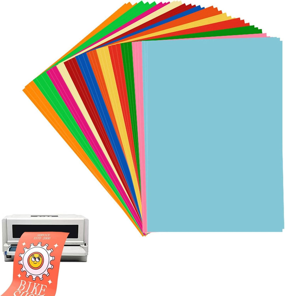 Label Printer Paper, Adhesive Sticker Paper, Paper for