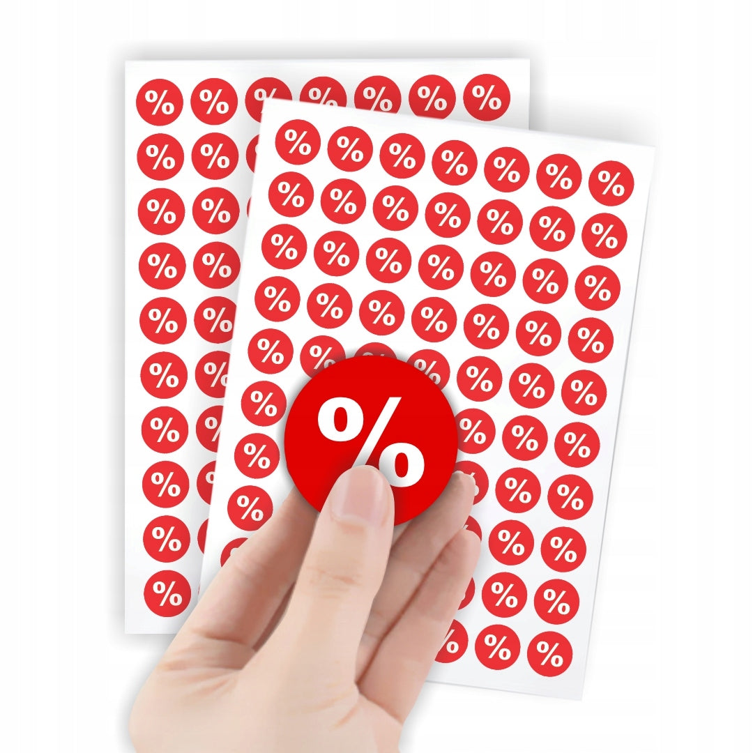 Label Stickers Discount Sale Promotion PATTERNS 560 pcs 8 sheets A4