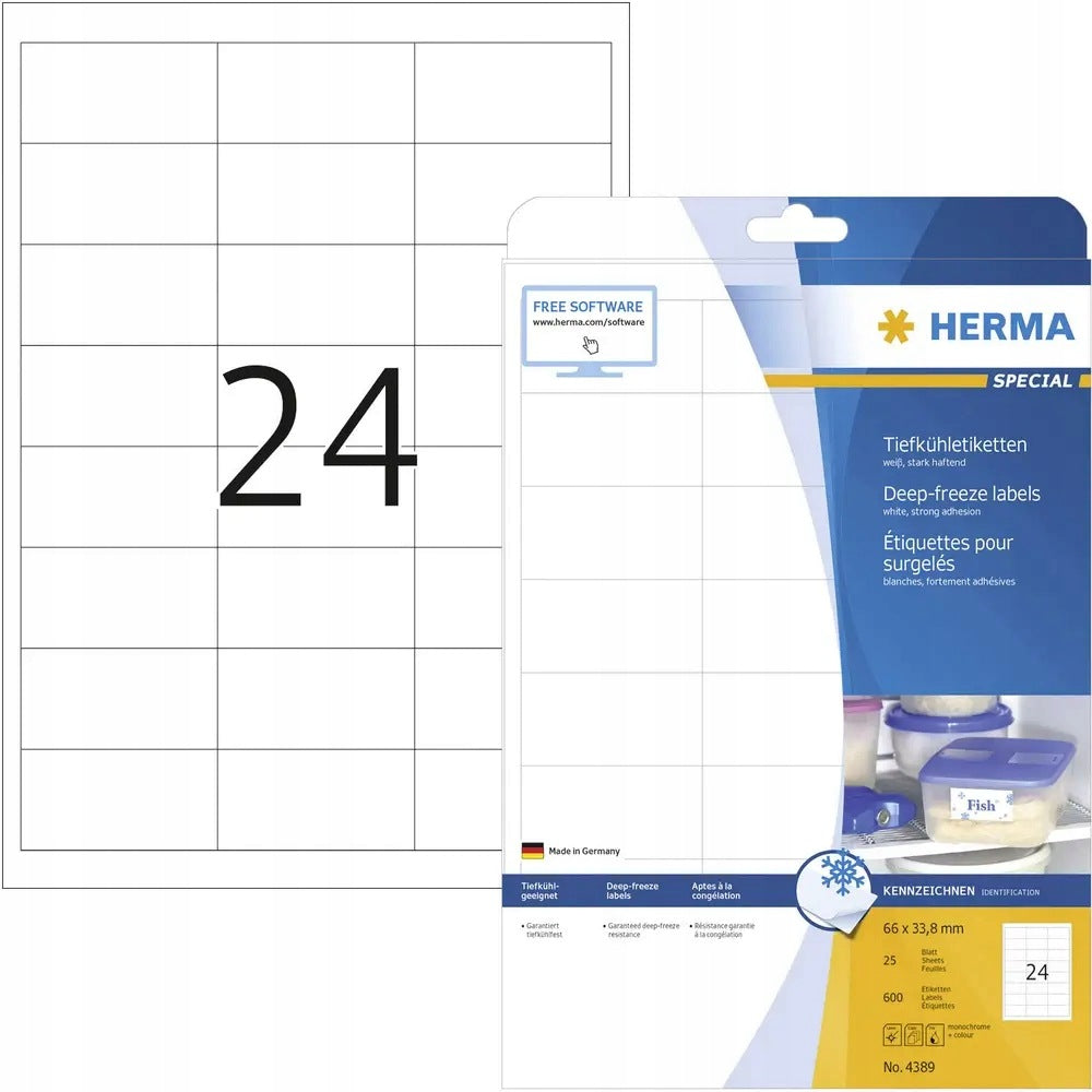 Label for Herma 4389