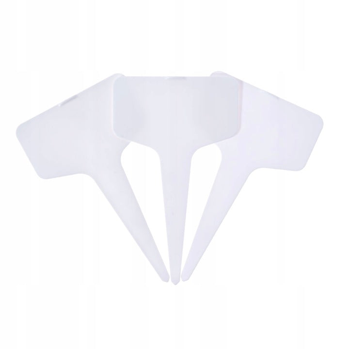 Label plates white markers 6x3 cm for plant description sowing 50 pcs.