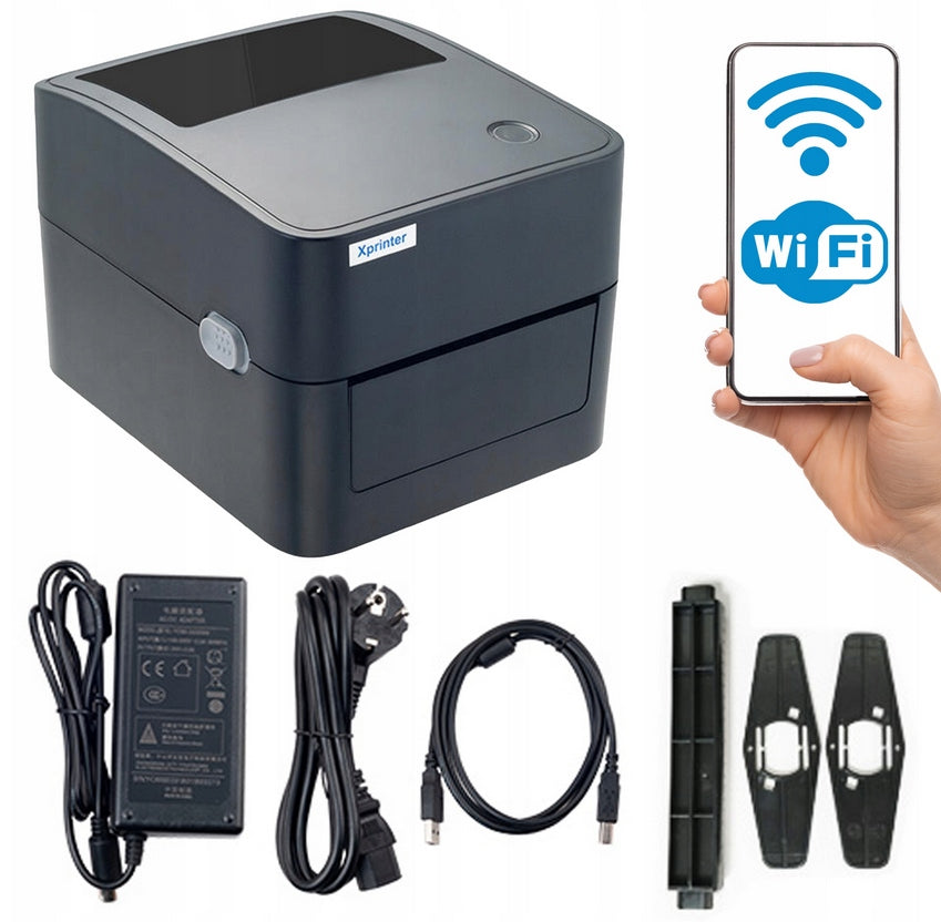 Label printer Xprinter WiFi LAN USB - print from several computers to 1 printer Manufacturer code XP-410B