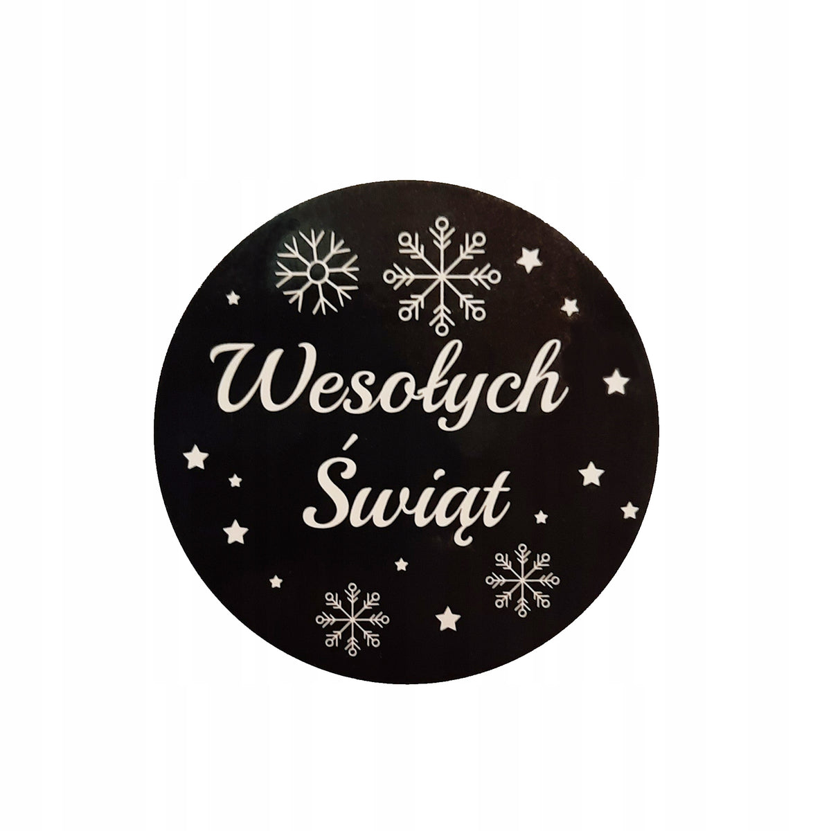 Label stickers MERRY CHRISTMAS 250 pcs. black