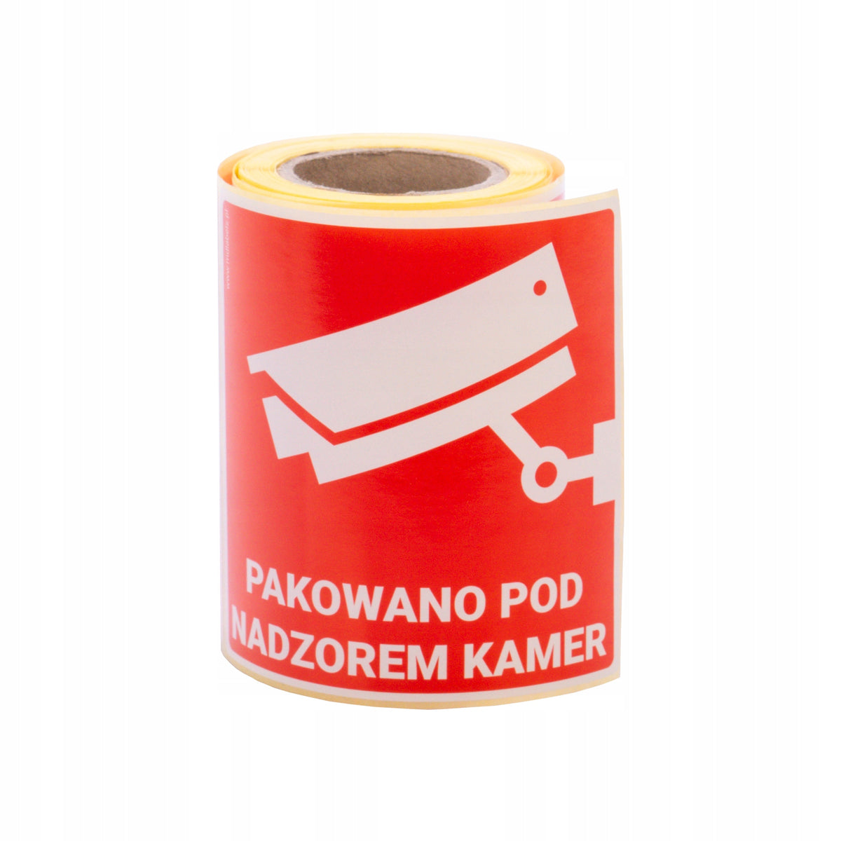 Label stickers - Packed under 100 camera surveillance