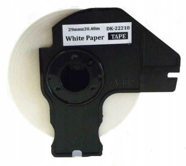 Label tape for Brother QL DK-22210 29mm white continuous