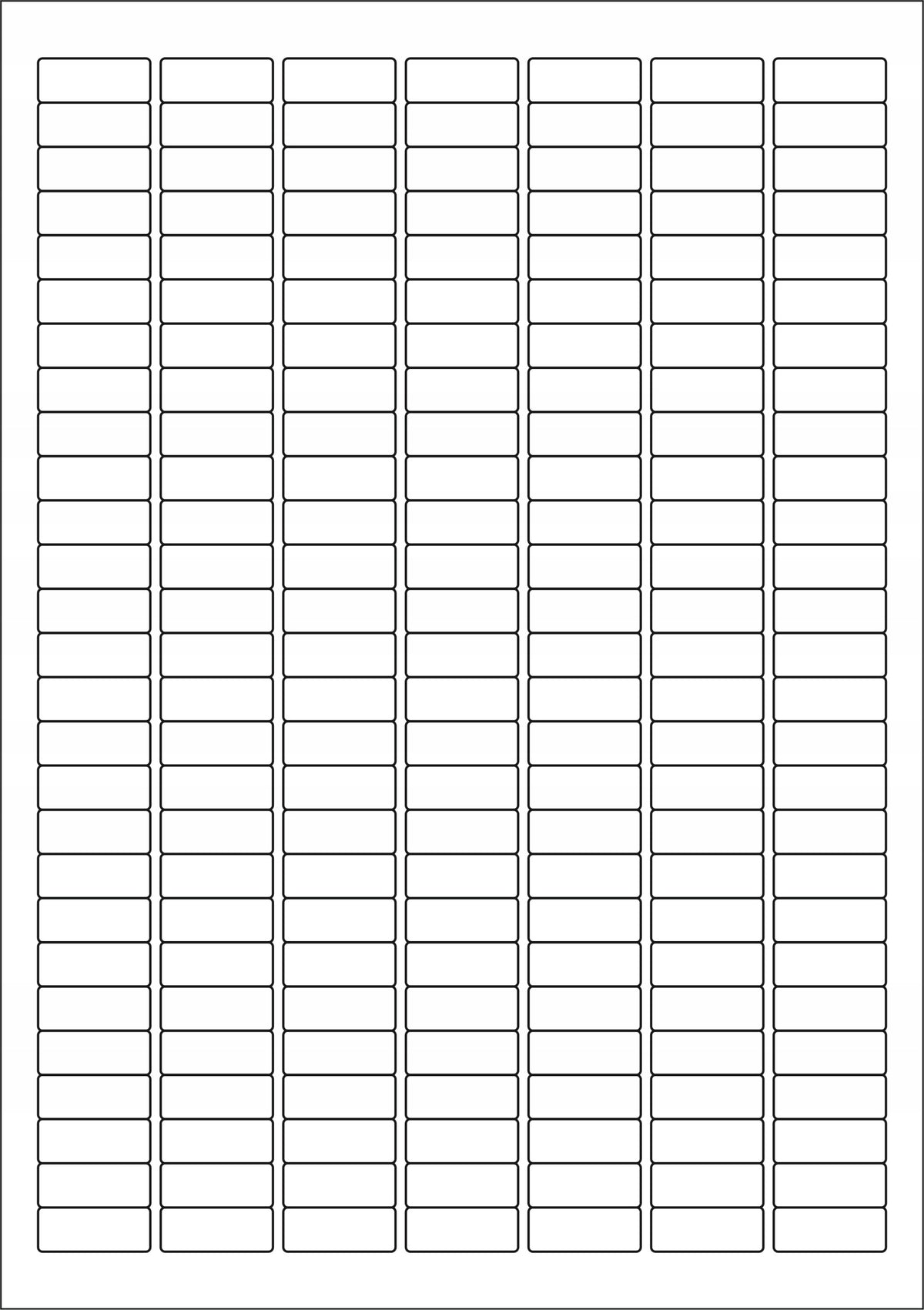Labels 25x10 self-adhesive sheets A4 stickers 10 pcs stickers for printing