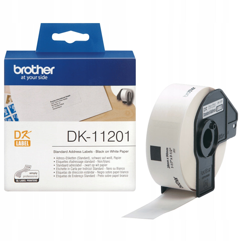 Labels Brother QL 29x90mm DK11201 genuine