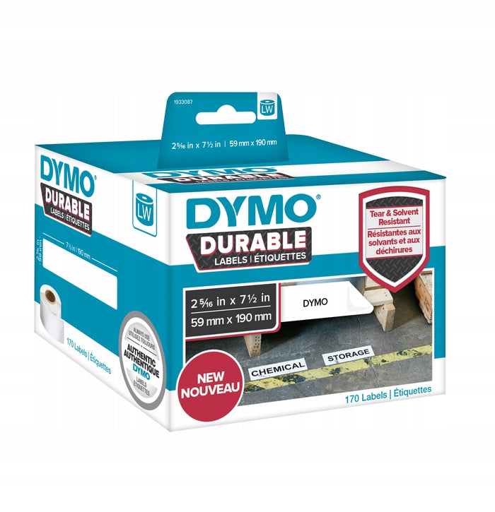 Labels Dymo Durable 1933087 59mm x 190mm white multifunctional